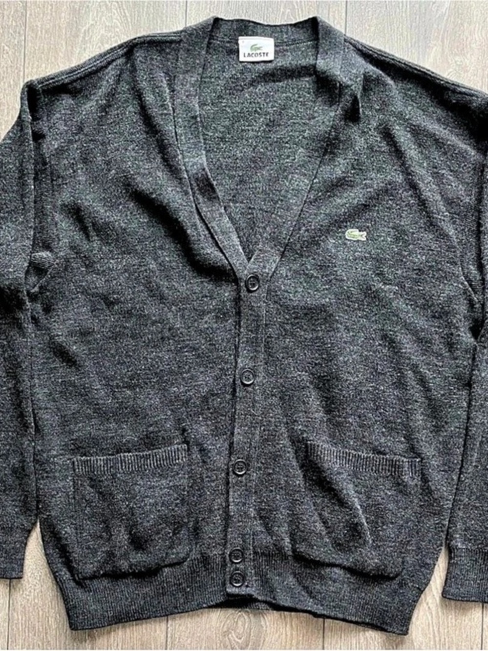 Vintage Lacoste Cardigan Size 6